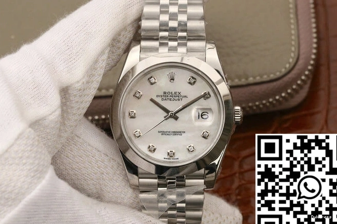Factory Dial Datejust EW Rolex M126300 Diamond-set 0414